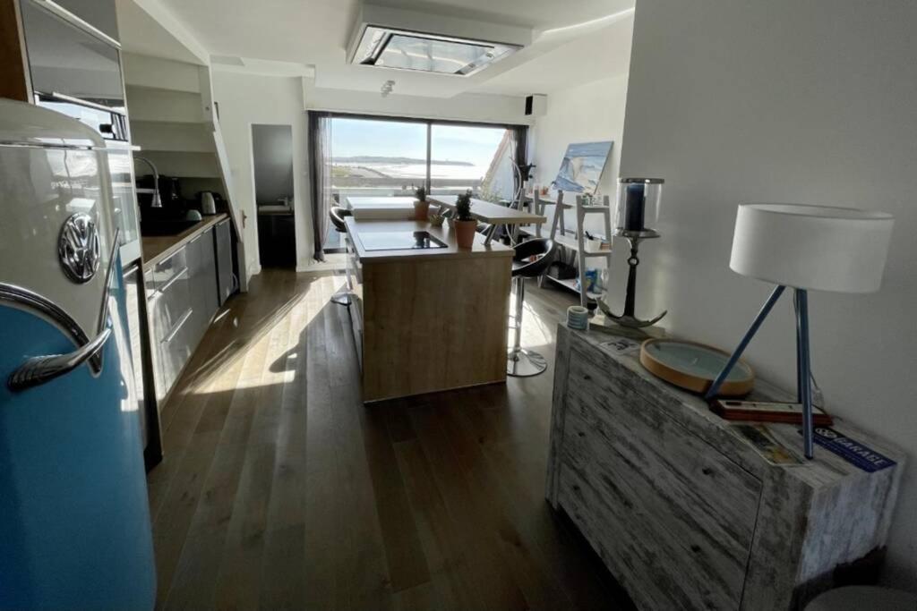Apartmán Duplex Avec Jacuzzi Vue Imprenable Sur La Baie De Wissant Exteriér fotografie