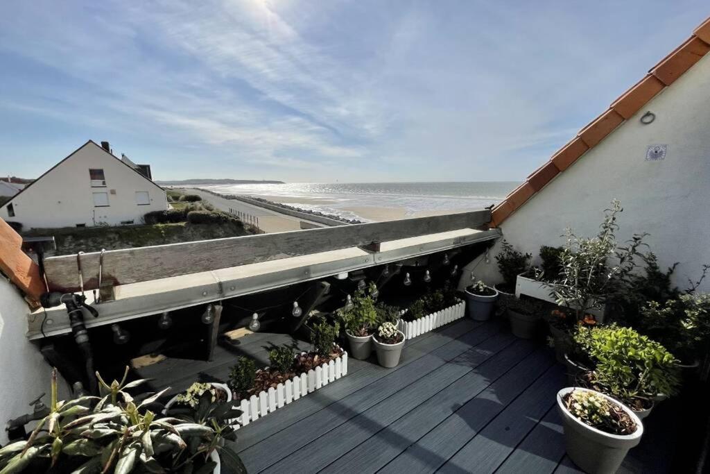 Apartmán Duplex Avec Jacuzzi Vue Imprenable Sur La Baie De Wissant Exteriér fotografie